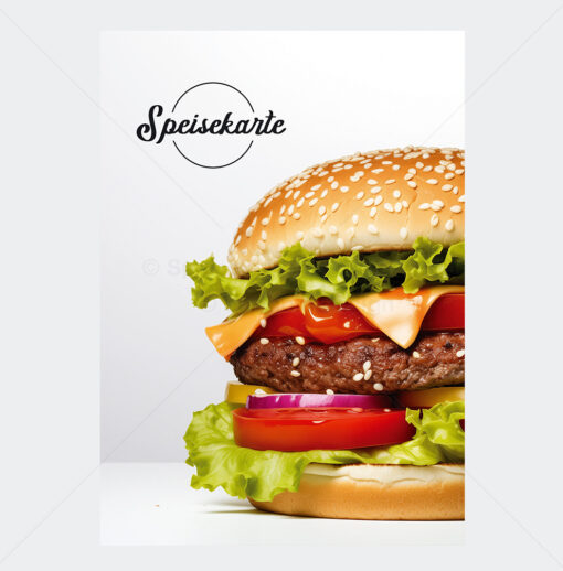 FOOD-MOD 001 – Moderne Speisekarten-Vorlage als PDF zum Download & Selbstdruck – Bild 2