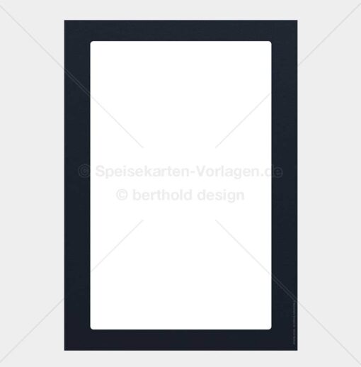REST-ELEG-003 – Menükarte in Dunkelblau mit goldener Schrift als PDF zum Download & Selbstdruck – Bild 2