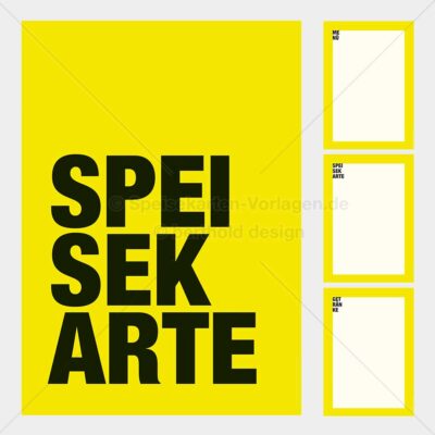 REST-MOD-001 – Moderne Speisekarten-Vorlage als PDF zum Download & Selbstdruck